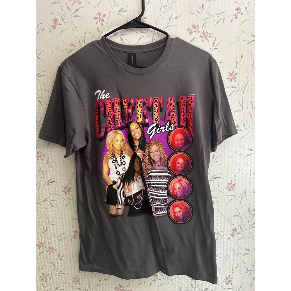 Disney The Cheetah Girls Graphic Tee Charcoal Gray Gildan Softstyle Small